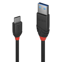 Lindy 36916 USB Kabel 1 m USB 3.2 Gen 1 (3.1 Gen 1) USB A USB C Schwarz