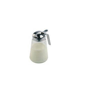 APS-Germany 00765 jarra de leche 0,3 L Vidrio Plata, Transparente