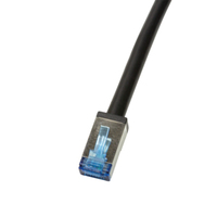 LogiLink CQ7023S kabel sieciowy Czarny 0,5 m Cat6a S/FTP (S-STP)