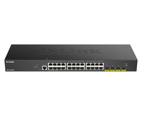 D-Link DGS-1250-28X hálózati kapcsoló Vezérelt L3 Gigabit Ethernet (10/100/1000) Fekete