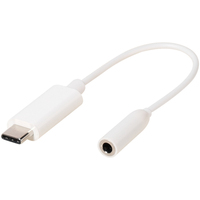 Vivanco CC UC A 1 audio kábel 0,1 M 3.5mm USB Fehér