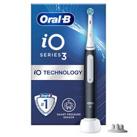 Oral-B iO 3 Matte Adulto Cepillo dental vibratorio Negro, Blanco