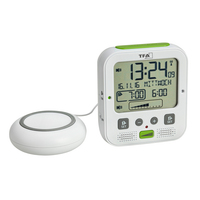 TFA-Dostmann 60.2538 Digital alarm clock Green, White