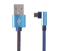 Gembird CC-USB2J-AMMBML-1M-BL USB kábel USB 2.0 Micro-USB B USB A Kék