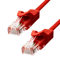ProXtend 5UTP-005R hálózati kábel Vörös 0,5 M Cat5e U/UTP (UTP)