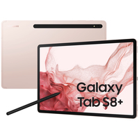 Samsung Galaxy Tab S8+ WiFi SM-X800 128 GB 31,5 cm (12.4") Qualcomm Snapdragon 8 GB Wi-Fi 6 (802.11ax) Android 12 Roze goud