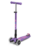 Micro Mobility Maxi Micro Deluxe LED Foldable Kinder Dreiradroller Violett