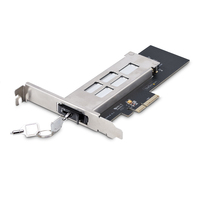 StarTech.com Adaptateur SSD M.2 NVMe vers PCIe x4 avec Plateau Amovible pour Slot d'Extension PCI Express, Carte Adaptateur PCIe, Installation Sans Outil, Baie de Disque Hot-Swa...