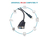 Equip 133392 kabel równoległy Czarny 1,5 m USB Type-C DB-9