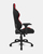 DRIFT DR110BR silla para videojuegos Butaca para jugar Asiento acolchado Negro, Rojo