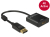 DeLOCK 62607 adaptador de cable de vídeo 0,2 m DisplayPort HDMI tipo A (Estándar) Negro