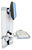 Ergotron StyleView Vertical Lift, Patient Room 61 cm (24") Bianco Parete