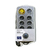 Qoltec 50162 Spannungsschutz Grau 8 AC-Ausgänge 230 V 2,5 m