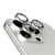 PanzerGlass ® Hoops™ Kameraschutz iPhone 15 Pro | 15 Pro Max | Weiß Titanium