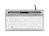 BakkerElkhuizen S-board 840 tastiera USB QWERTY Inglese UK Grigio chiaro, Bianco