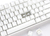 Ducky One 3 Classic Pure White TKL Gaming Tastatur RGB LED - MX-Red toetsenbord USB Duits Wit