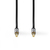Nedis CAGL21250BK10 audio kabel 1 m 2.5mm Zwart