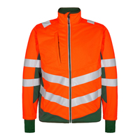 Safety Softshell-Jacke - 6XL - Orange/Grün - Orange/Grün | 6XL: Detailansicht 1