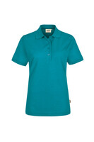 Damen Poloshirt MIKRALINAR®, smaragd, 4XL - smaragd | 4XL: Detailansicht 1