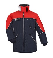 Jacke Comfort ColdStore Damen, Kälteschutzjacke, extreme Kälte, bis -49°C, Navy-Rot, Gr.40/42