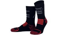 uvex Socken "Thermal", schwarz / rot, Größe 35-38 (6300684)