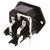 Schurter IEC-Steckverbinder C14 250 V gewinkelt, Tafelmontage, Stecker, 2 Sicherung/en / 10A, Schrauben Ohne Schalter