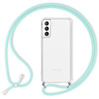 NALIA Necklace Cover with Band compatible with Samsung Galaxy S22 Plus Case, Transparent Anti-Yellow Phonecase & Adjustable Holder Strap, Easy to Carry Crossbody Phone Skin Slim...