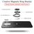 NALIA 360° Holder Ring Case compatible with Huawei Mate20 Lite, Slim Protective Smart-Phone Back-Cover for Magnetic Car Mount, Shockproof Kickstand Silicone Protector Mobile Bum...