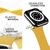 NALIA Bracelet Silicone Smart Watch Strap compatible with Apple Watch Strap SE & Series 8/7/6/5/4/3/2/1, 38mm 40mm 41mm, iWatch Fitness Watch Band for Men & Women Yellow