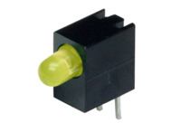 LED-Signalleuchte, gelb, 20 mcd, RM 2.54 mm, LED Anzahl: 1
