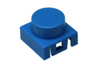 Kappe, rund, Ø 8 mm, (H) 3.5 mm, blau, für Kurzhubtaster KSA, Y330080600P