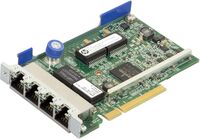 1Gb Ethernet Adapter 4-Port 634025-001, Internal, Wired, PCI Express, Ethernet, 1000 Mbit/s Netwerkkaarten
