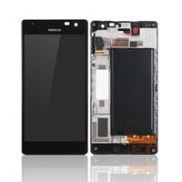 Nokia Lumia 735,730 Dual SIM LCD Screen and Digitizer with Front Frame Assembly Black Handy-Displays
