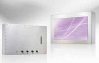 IP66 Stainless-304 Chassis, w55" LCD,1920x1080,LED-350nits, VGA+HDMIw/o-Speaker,AC-IN IP66 cables Signage Displays