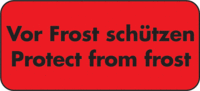 Verpackungsetiketten - Vor Frost schützen Protect from frost, 4 x 6 cm, Papier