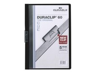 Durable Duraclip® Klemmap A4, 1-30 vel, Zwart (pak 25 stuks)