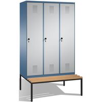 EVOLO cloakroom locker, with bench