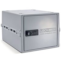 Lockabox One™ - Everyday Lockable Storage Box, opaque white