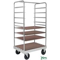 Kongamek extra heavy duty zinc plated table top trolleys