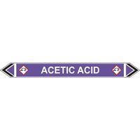 Flow marker - Violet (acid and alkali) signs