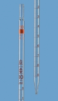1.0ml Graduated pipettes total delivery AR-glass® class AS amber graduations type 3