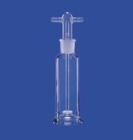 100ml Bottiglie di lavaggio gas secondo Drechsel con disco filtro