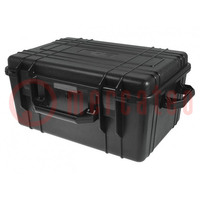 Suitcase: tool case; 580x400x280mm; ABS; IP67