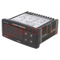 Module: regulator; Pt100; temperature; SPDT; OUT 2: SPDT; on panel