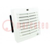 Ventilátor: AC; axiális; 230VAC; 19m3/h; 39dBA; IP54; Hossz: 300mm