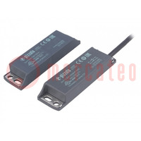 Interruptor de seguridad: magnético; SR-B; NC x2; IP67; plástico