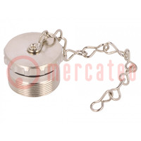 Protection cover; chain; external thread; Mat: metal