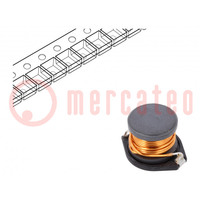 Inductance: ferrite; SMD; 82uH; 3,95A; 104mΩ; ±20%; 18,7x15,2x12mm