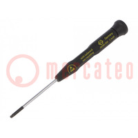 Screwdriver; hex key; precision; HEX 2,5mm; ESD; Xonic ESD