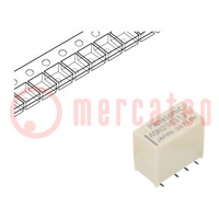 Relay: electromagnetic; DPDT; Ucoil: 12VDC; 1A; 0.3A/125VAC; AGN